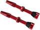 Mutiges schlauchloses Ventil 44 mm rot