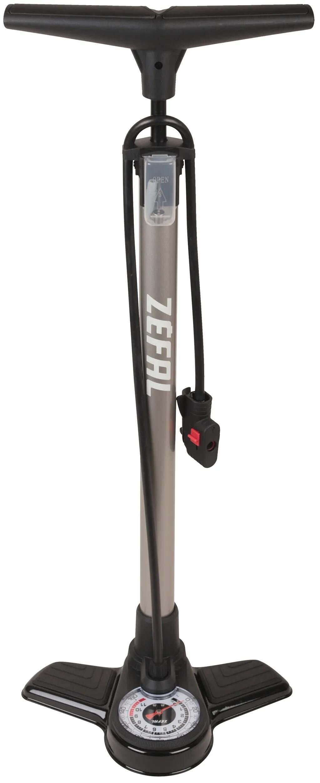 Zéfal Bodenpumpe Profil max FP20 Silber