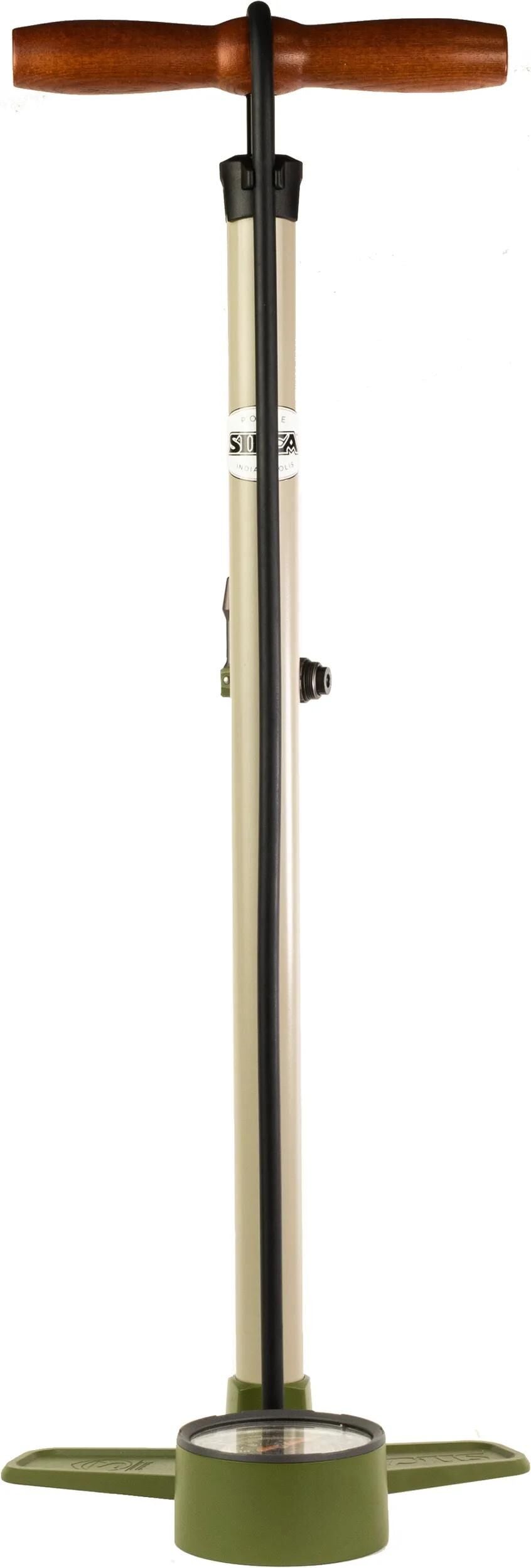 Silca Bodenpumpe Terragrün braun