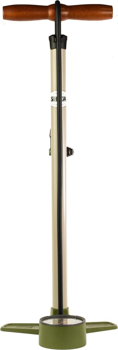 Silca Bodenpumpe Terragrün braun