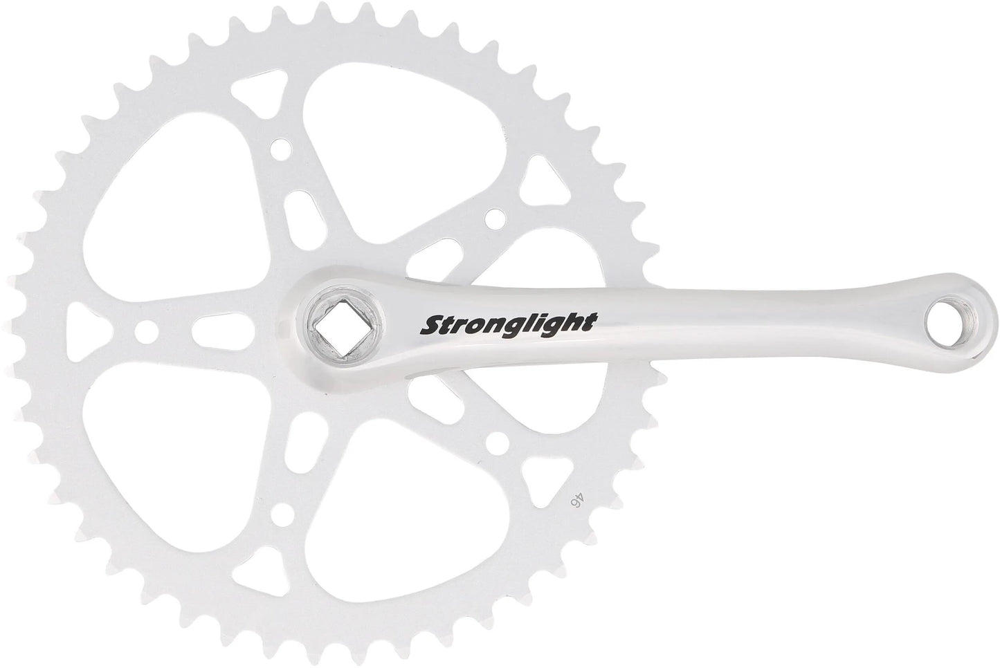 Stronglight Kurankset 46T 1-Gang 170mm siL.