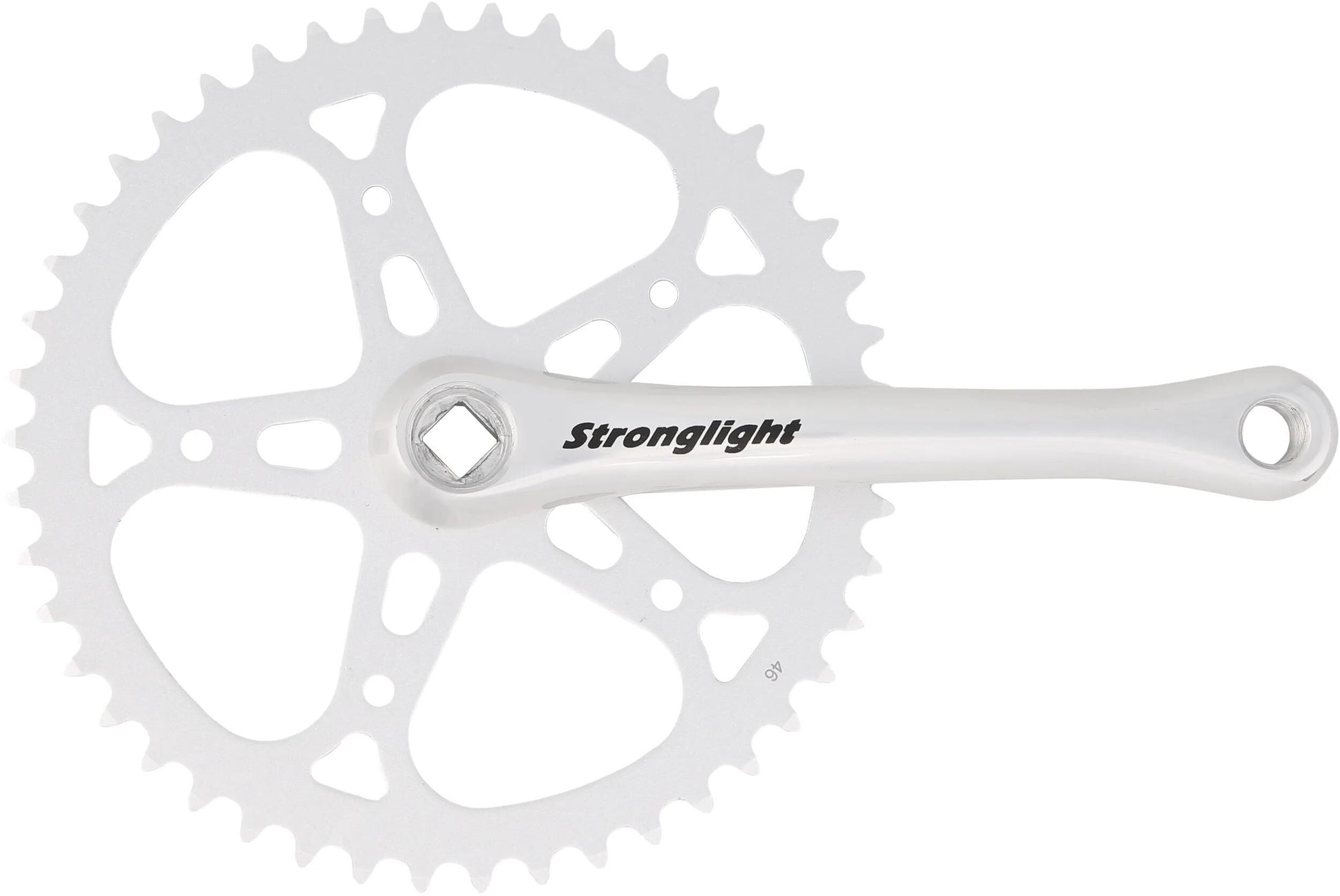 Stronglight Kurankset 46T 1-Gang 170mm siL.