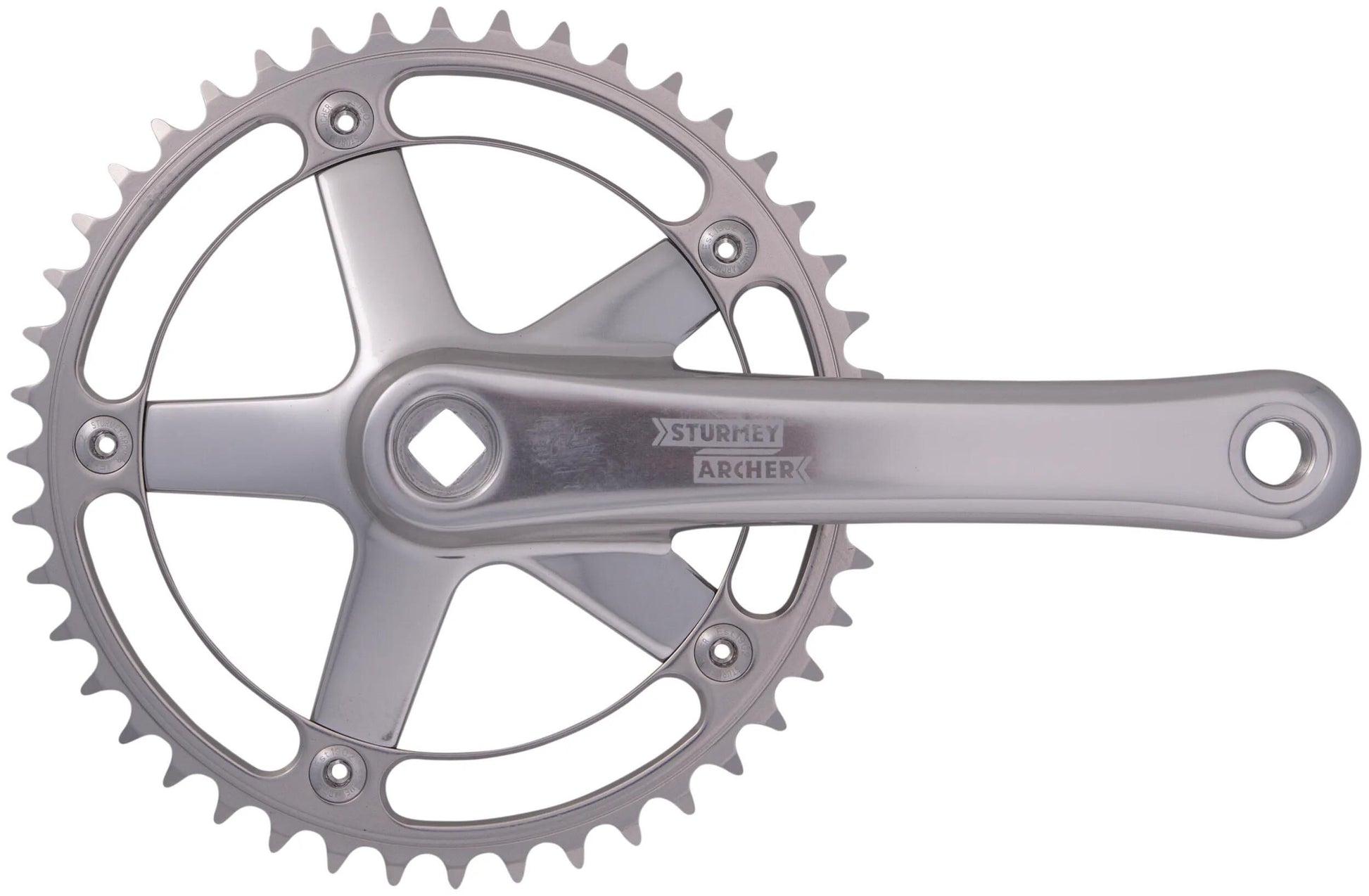 Sturmey Archer Crankstel Zilv. 44T 170 mm FCT64 (SA)