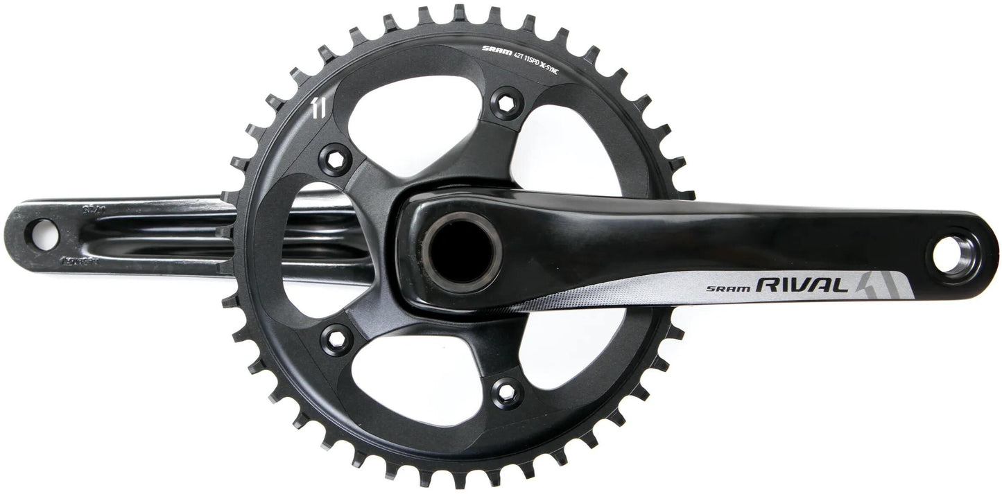Sram Cranket Rivale 1 GXP 42 T. 172,5 mm schwarz