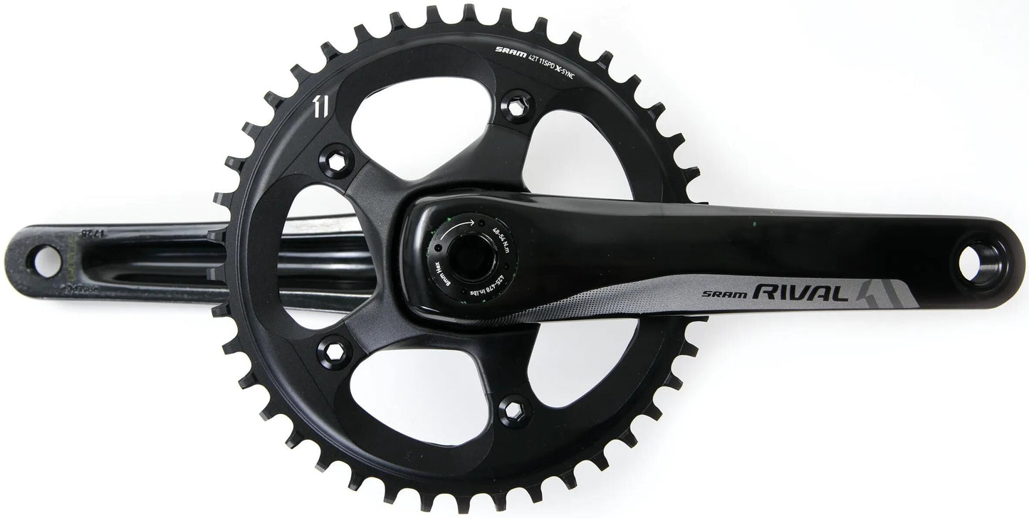Sram Cranket Rivale 1 BB30 42 T. 172,5 mm schwarz