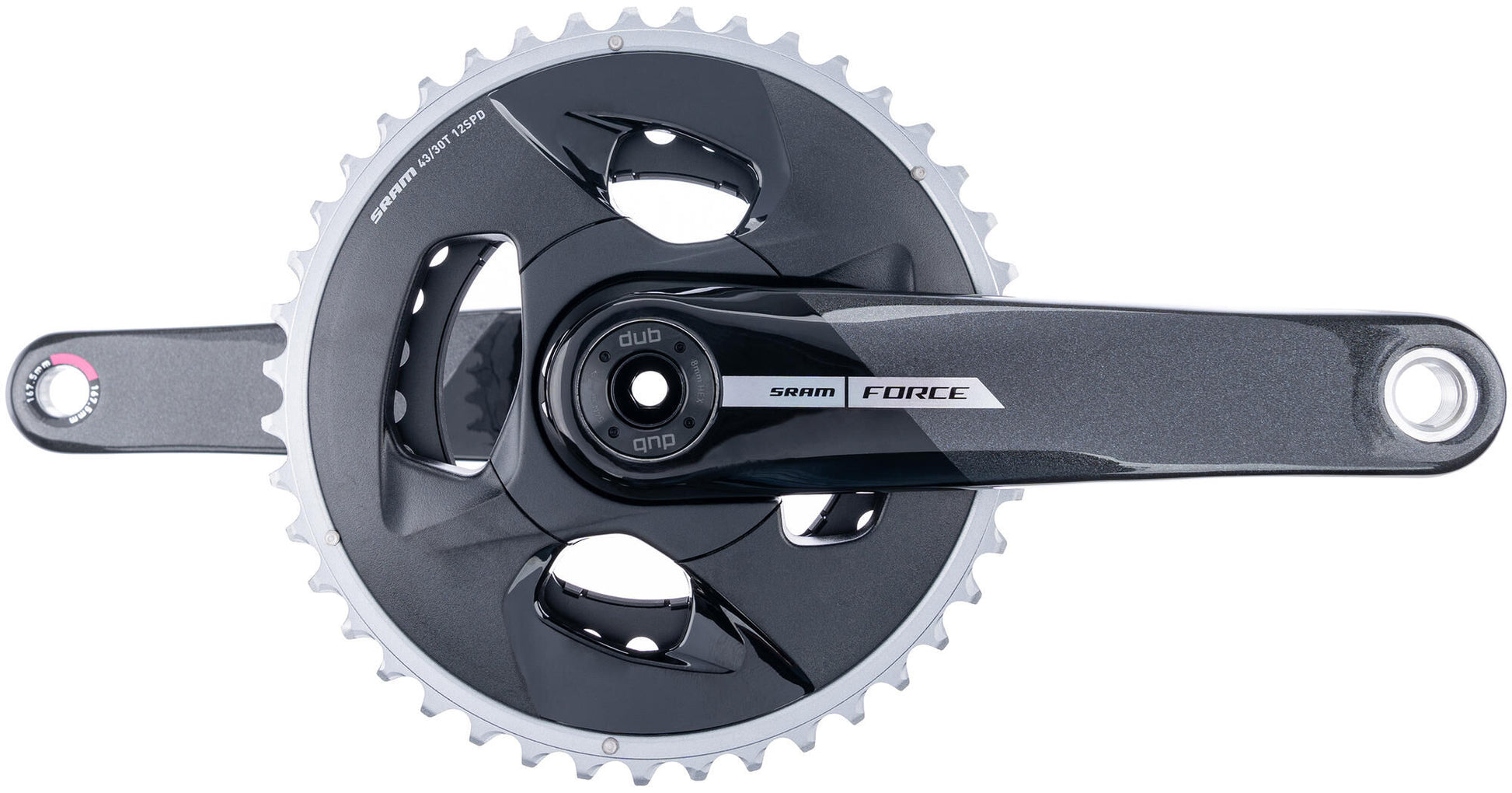 SRAM -Kurbelkraft -Achsen 167,5 mm
