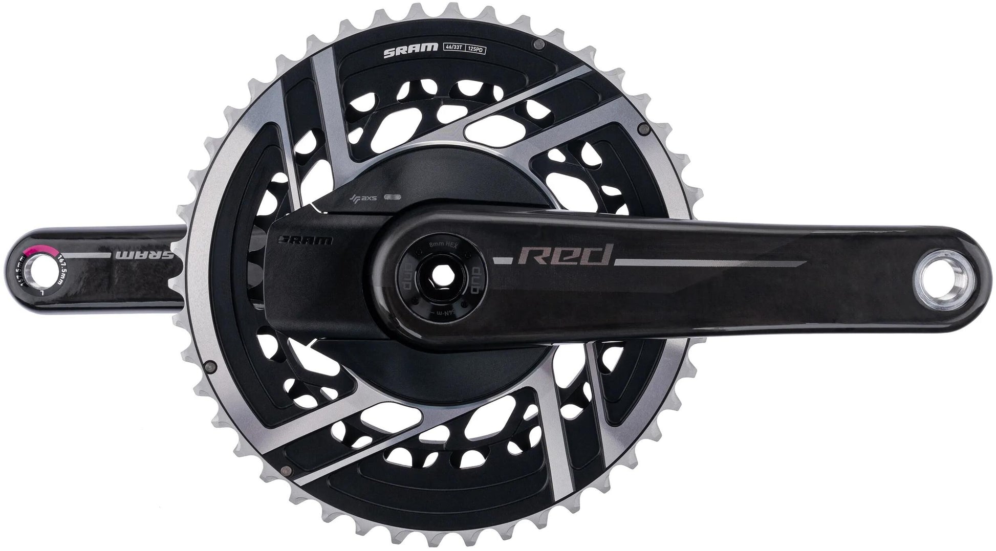 SRAM Cranket PM Red AXS 33 46T 167,5 mm