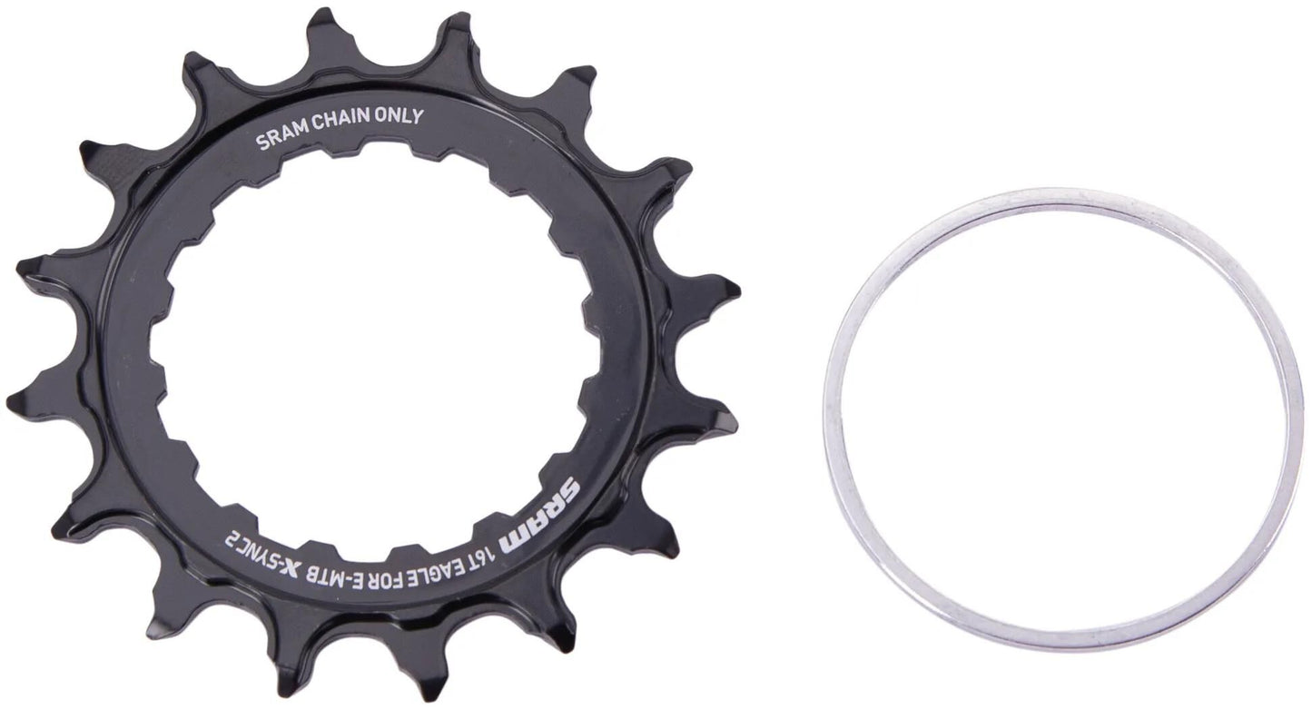 SRAM Motor -Kettenrad F.bosch 16t. Stahlschwarz