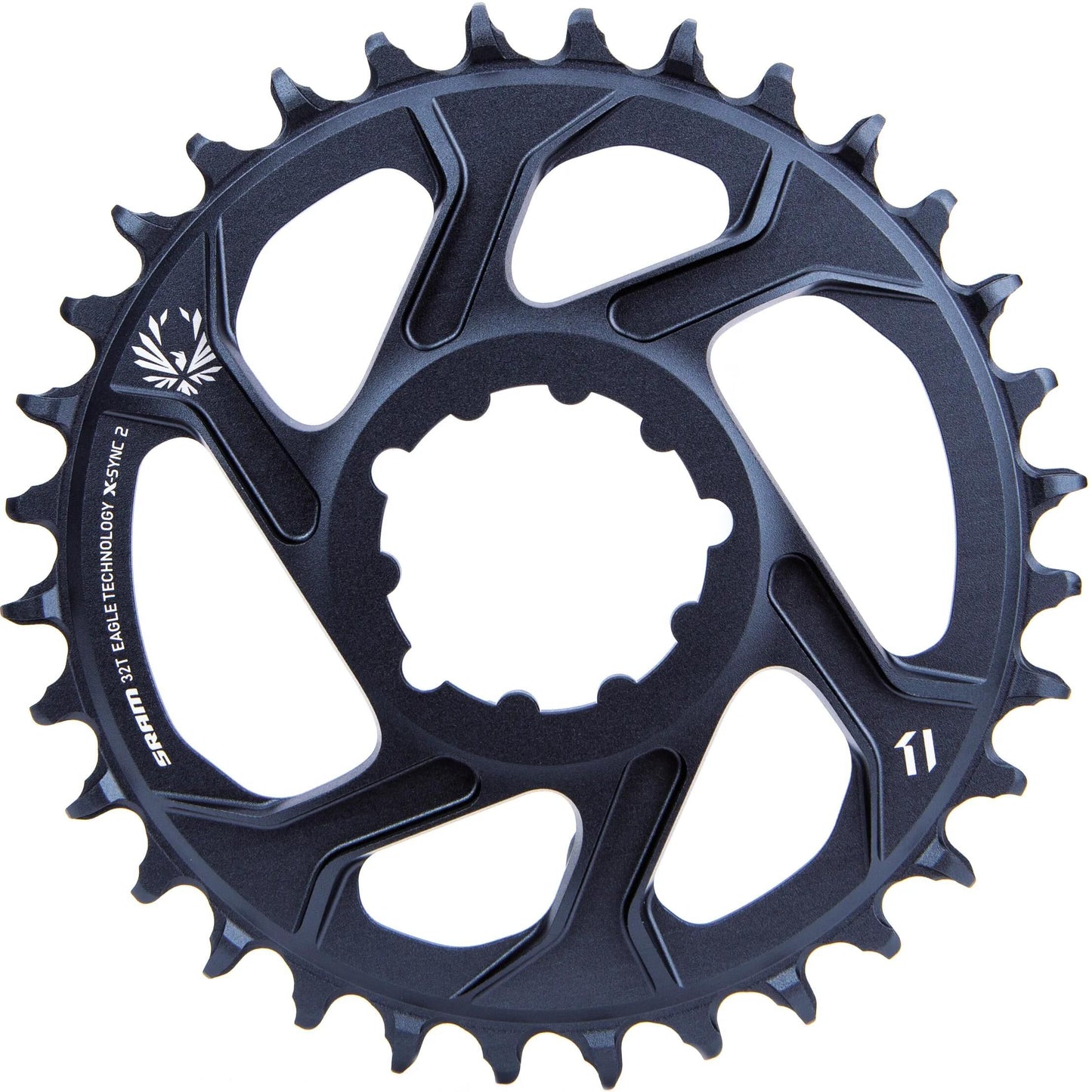 SRAM-Kettenring X-Sync2 SL 32T. Alu Lunar Gray