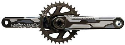 Truvativ Kurbelgarnitur Nachkomme Troy Lee Design Eagle Kurbelgarnitur truv.desc.troy lee des.eagle 165mm bl.