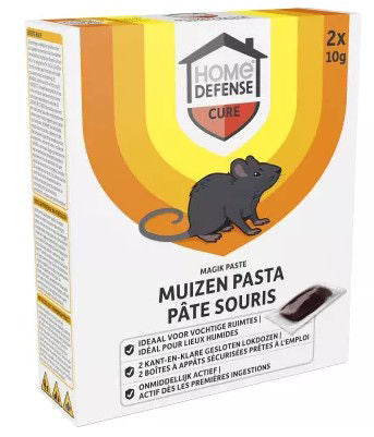 Kb Control HD Mäusekörner Alfachloralose Fertigköder Box 4 Stk m
