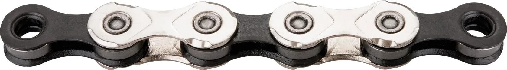 KMC -Kette x11 118 links Silber schwarz links