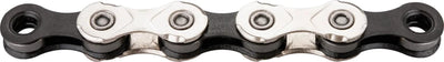 KMC -Kette x11 118 links Silber schwarz links