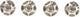 Silca Schraube Silber 4pcs.