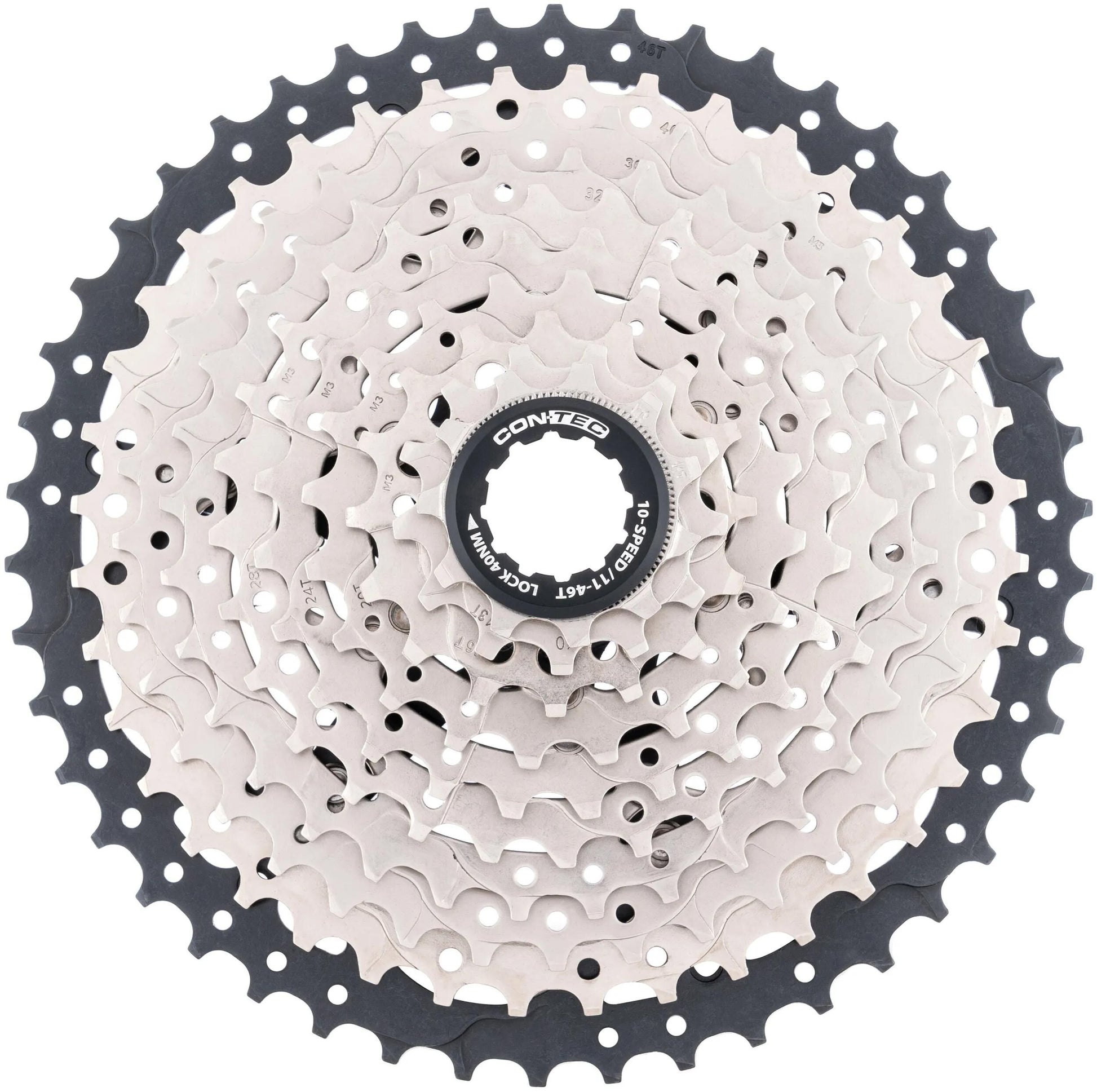 Contec Ct Cassette Grad 11-46T 10sp Sil. Schwarz