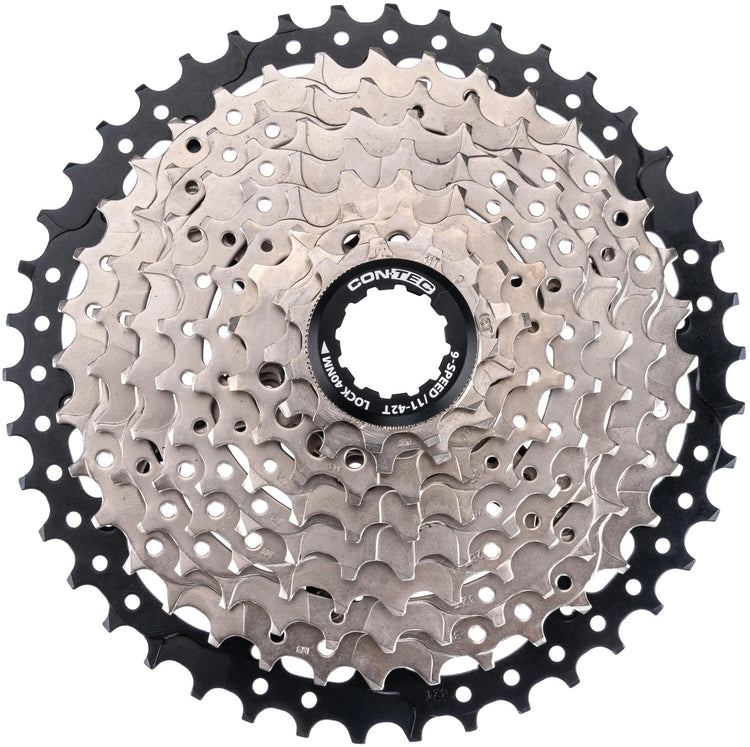 Contec Grad Kassettenritzel CT Cas.Sprocket Grad 11-42t 9sp Sil. schwarz