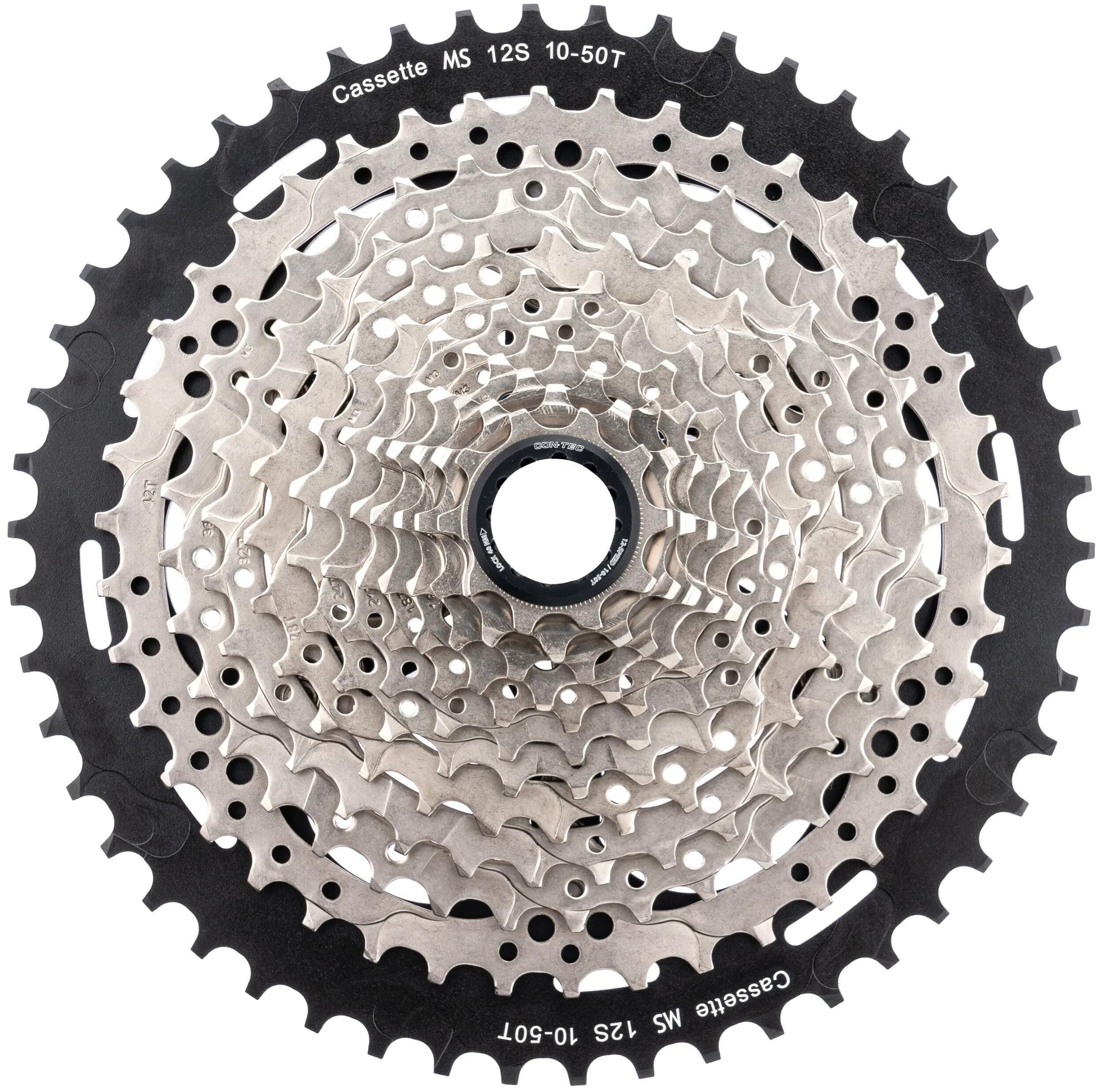 Contec Kassette Grad CT Cas.Sprocket Grad 10-50 Zähne Sil. schwarz