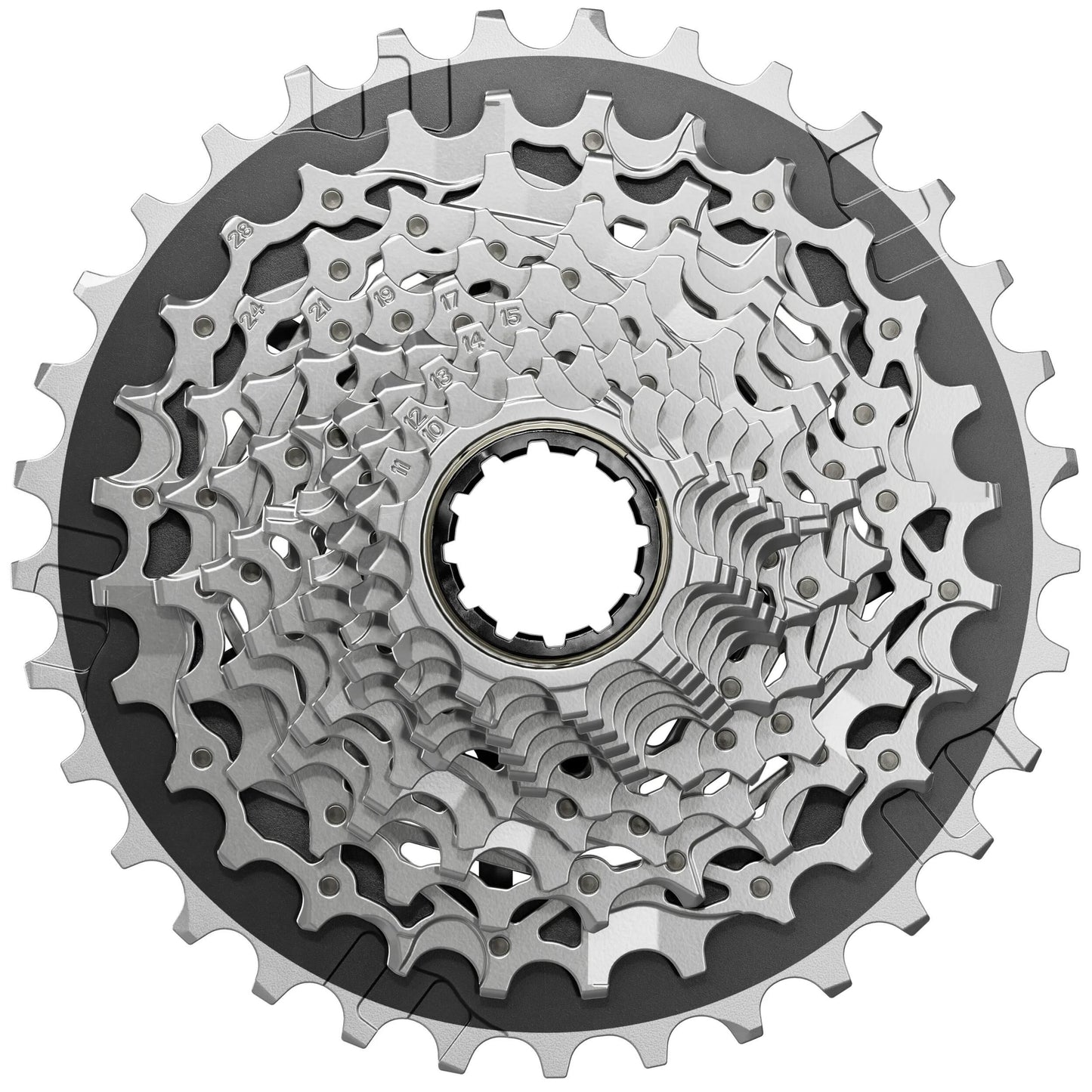 SRAM Kassette XG-1270 E1 10-33 Z. Silber