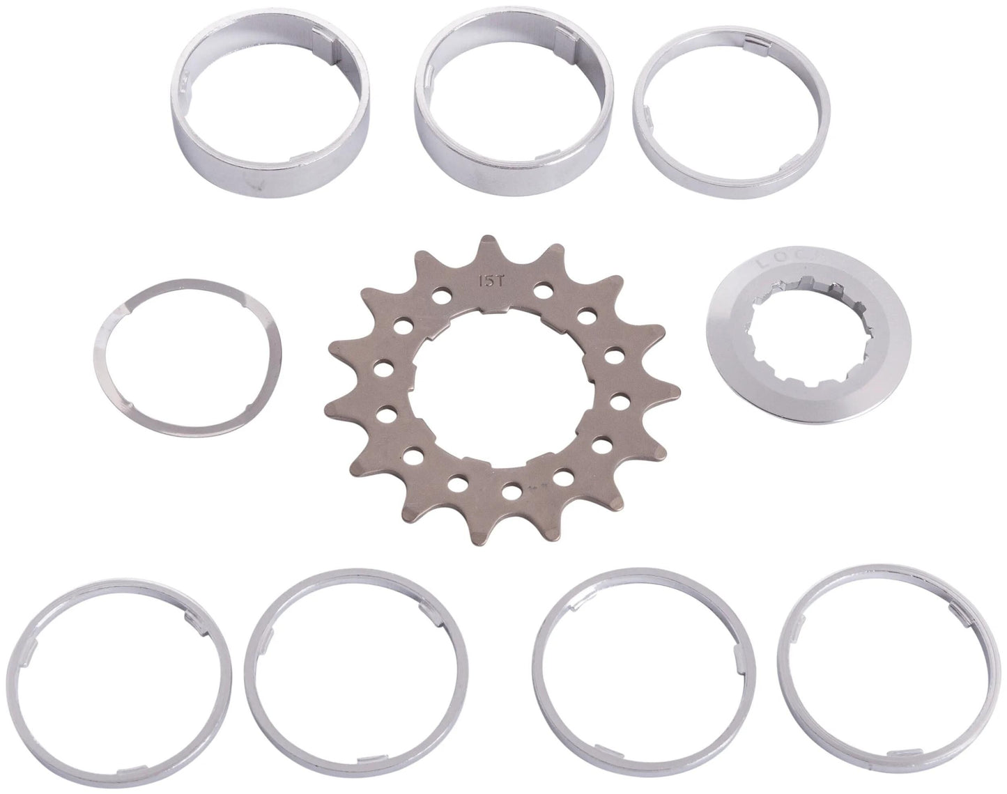 Point Sprocket W. Spacer Set 15T