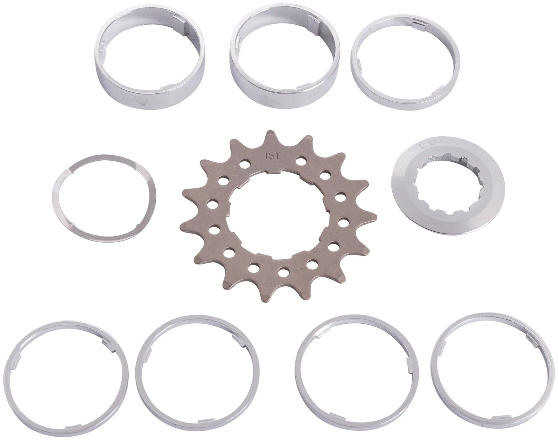Point Sprocket W. Spacer Set 15T