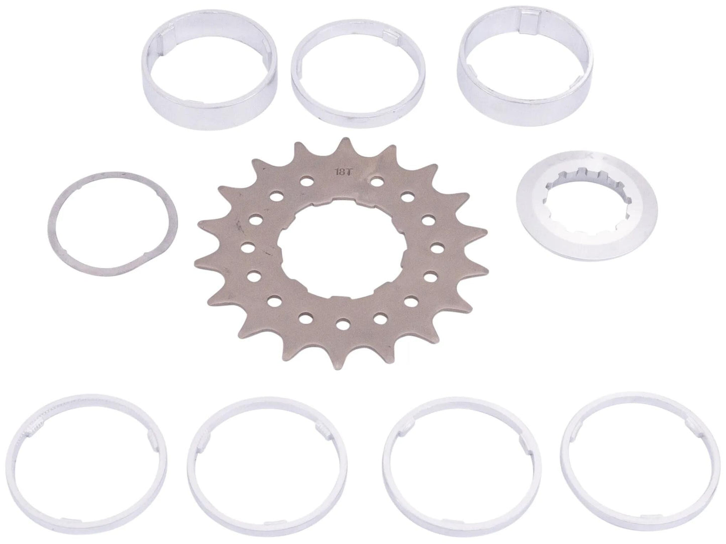 Point Sprocket W. Spacer Set 18T