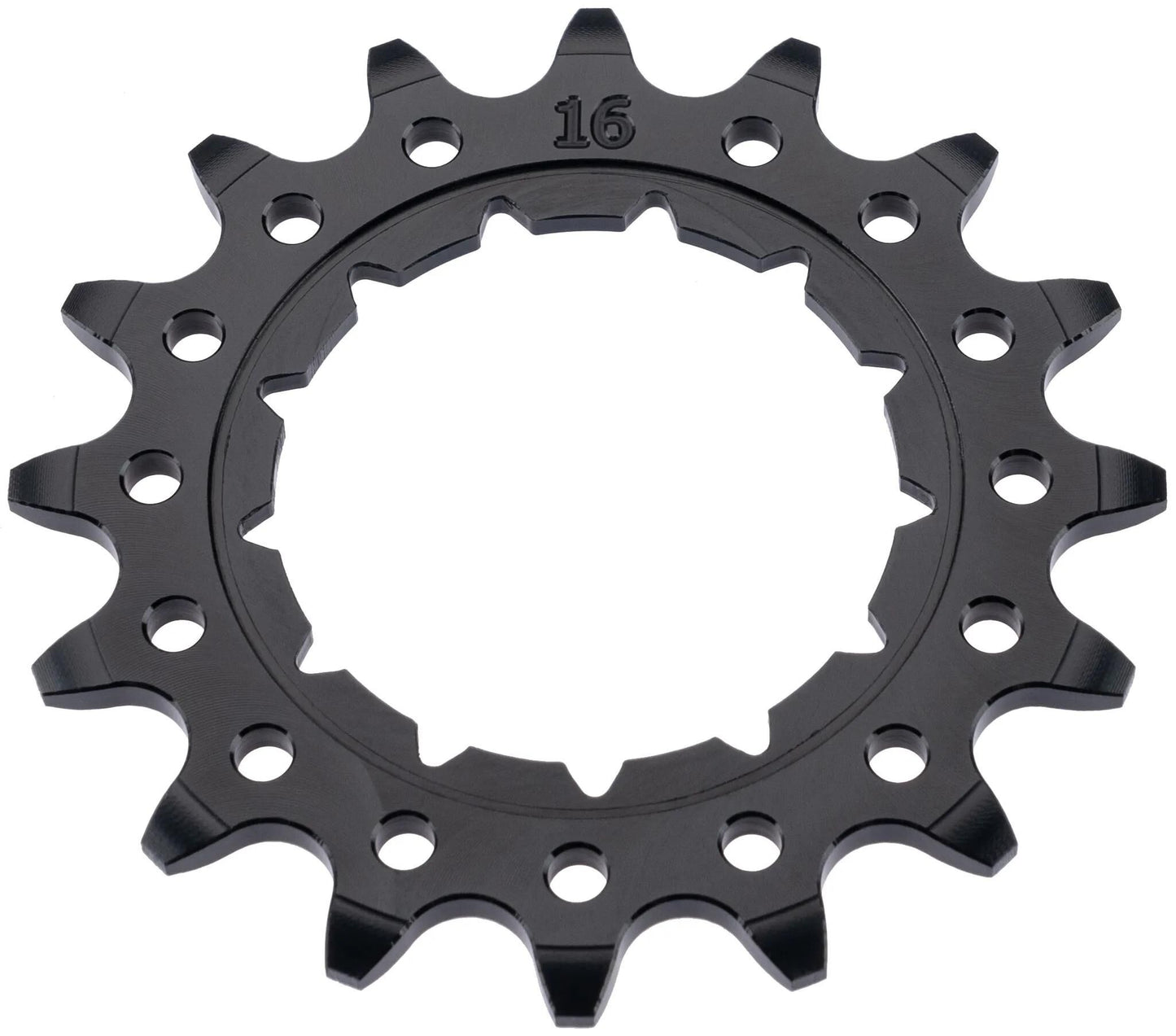 KMC Gear Rohloff Wide 16T hinter Alu Black