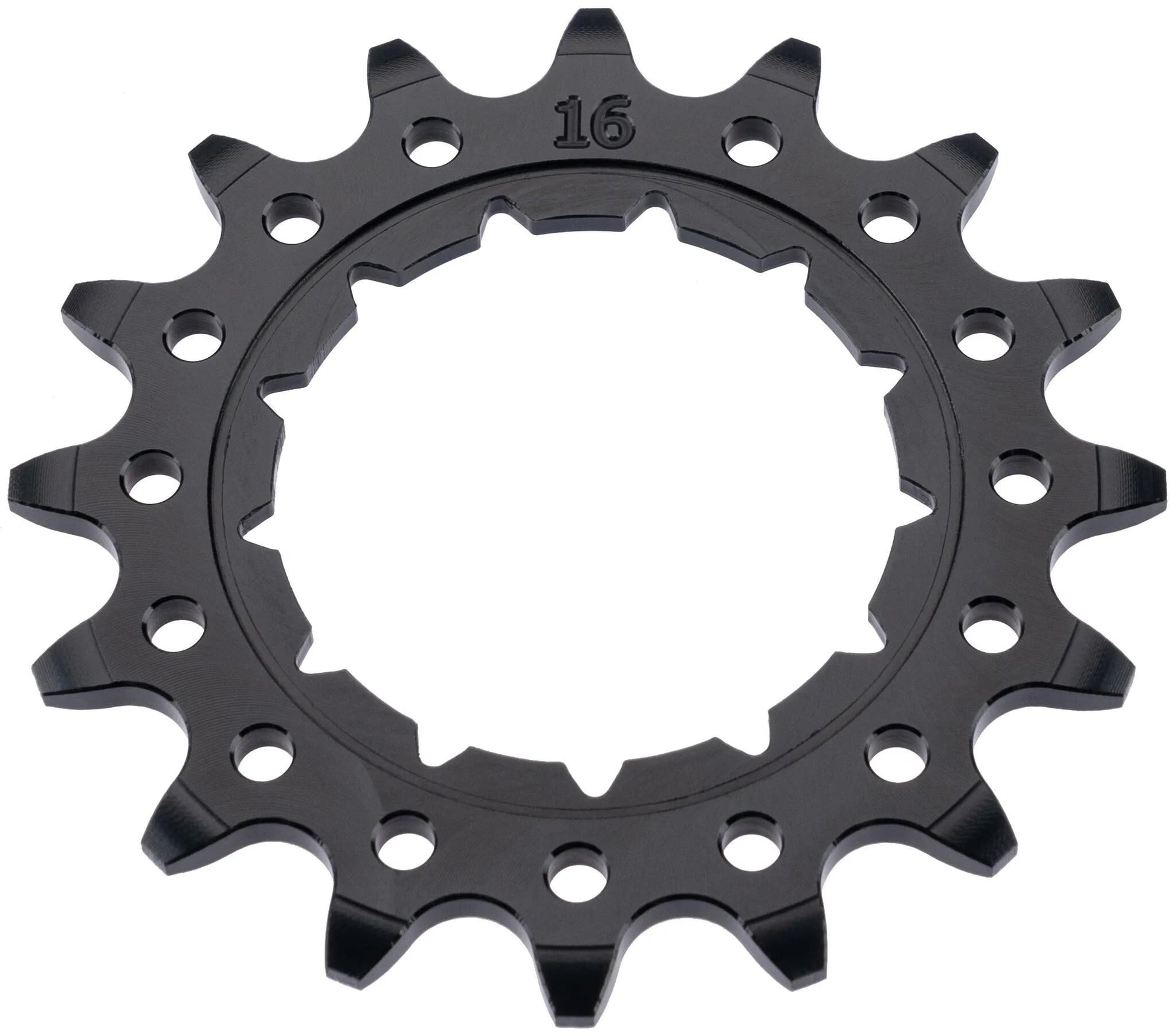 KMC Gear Rohloff Wide 16T hinter Alu Black