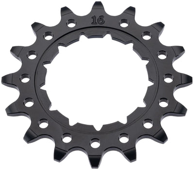 KMC Gear Rohloff Wide 16T hinter Alu Black