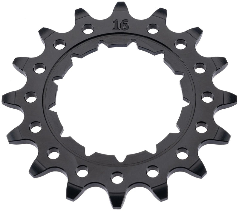 KMC Gear Rohloff Wide 16T hinter Alu Black