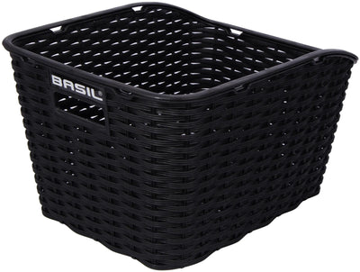 Basil Weave WP - Fahrradkorb - hinten - Schwarz