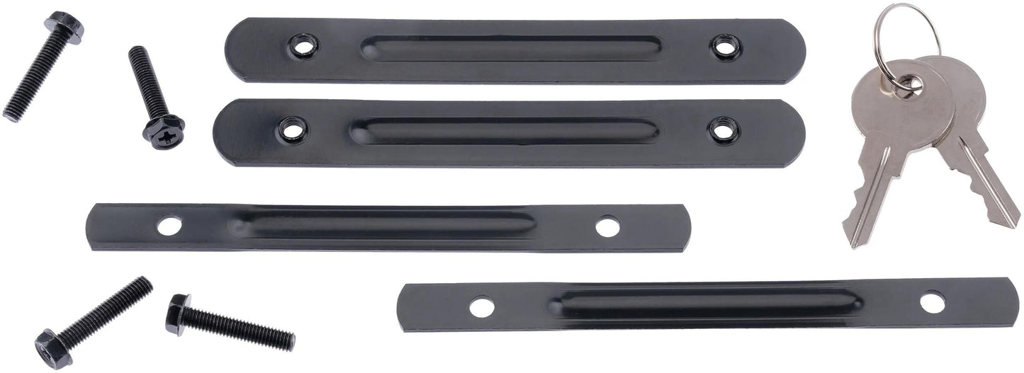 Contec Gepäckträger-Box-Schlossgehäuse CT-Rack-Box-Schlossgehäuse schwarz