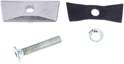 Platte mittlerer Ständer +Bolzen M10x55mm 69902 Silber
