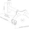 CONTEC -Wandpräsentation Halter Smart Hold