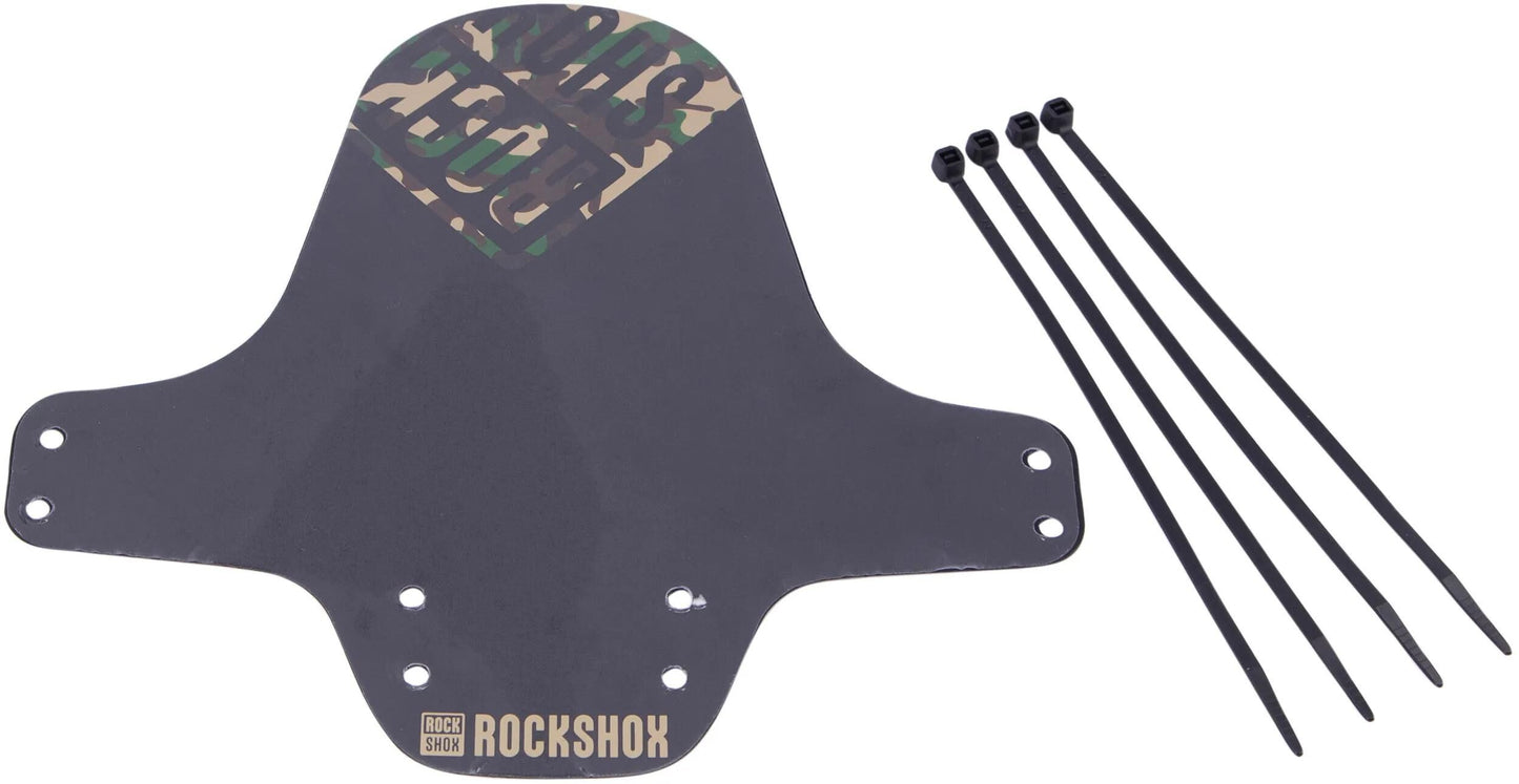 Rockshox Clip-on Fender RS ​​Schwarz Camouflage Green