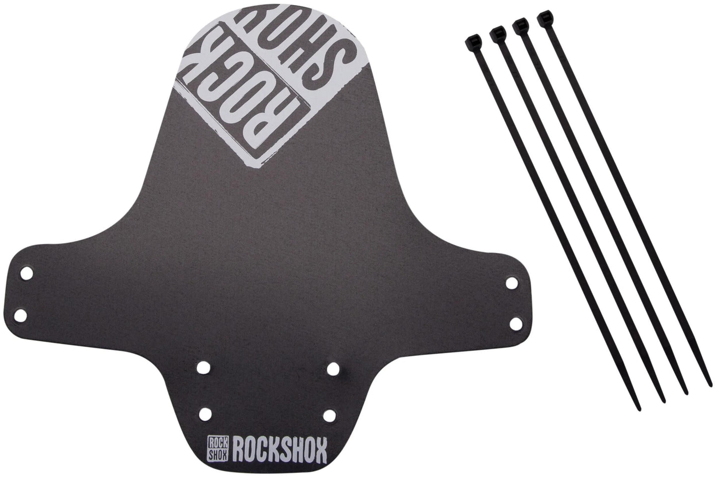 Rockshox Clip-On Fender RS ​​Black White Distressed