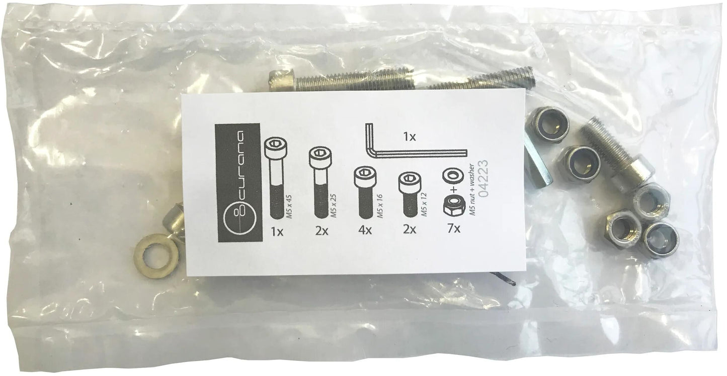 Curana -Befestigungselemente Set Schraubenset Klitorapollo