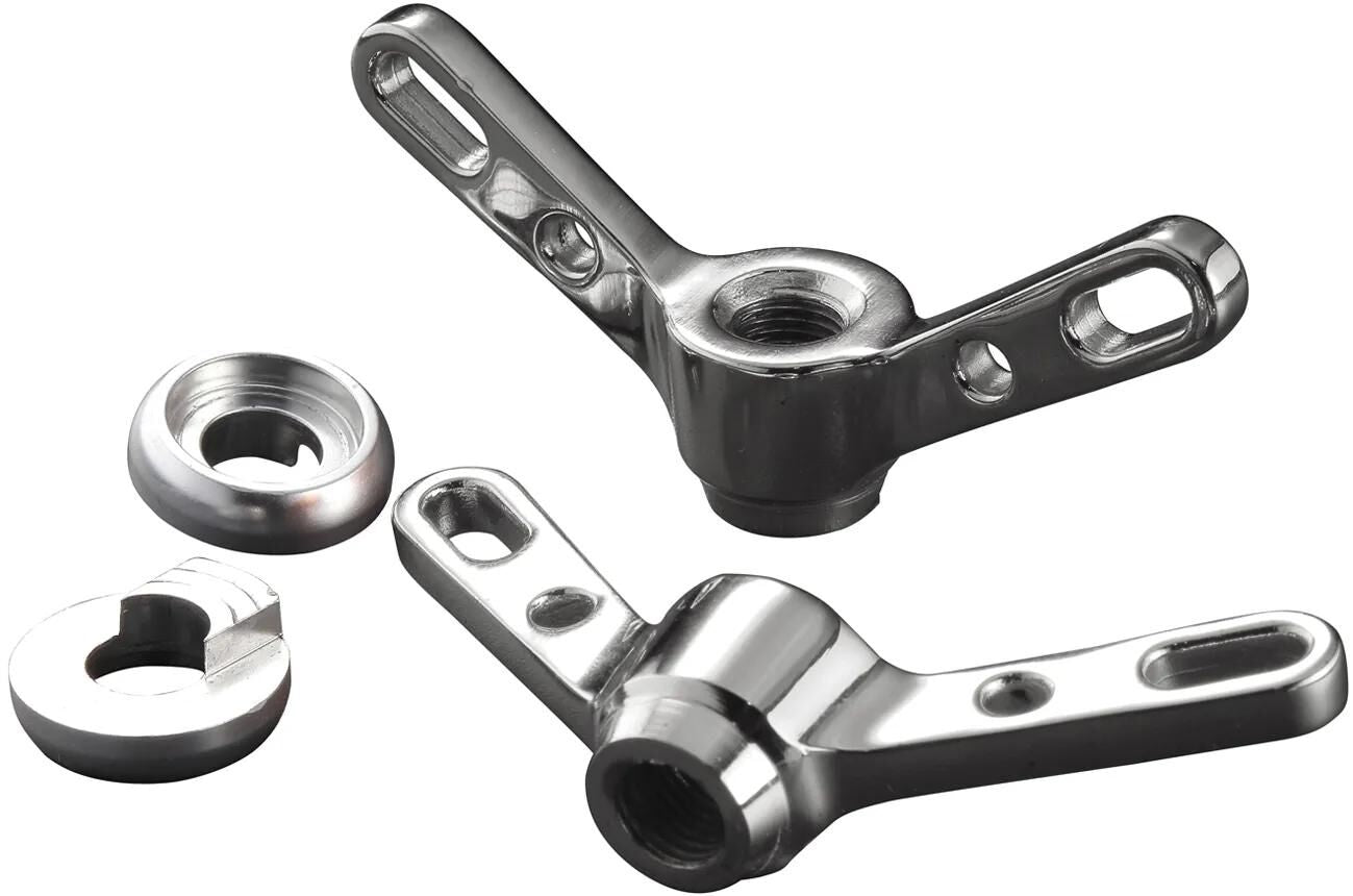 Mutiger klassischer Flügelmutter Fr.Wheel Paar Silber