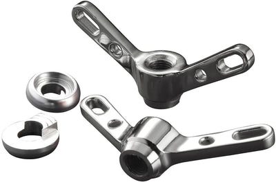 Mutiger klassischer Flügelmutter Fr.Wheel Paar Silber