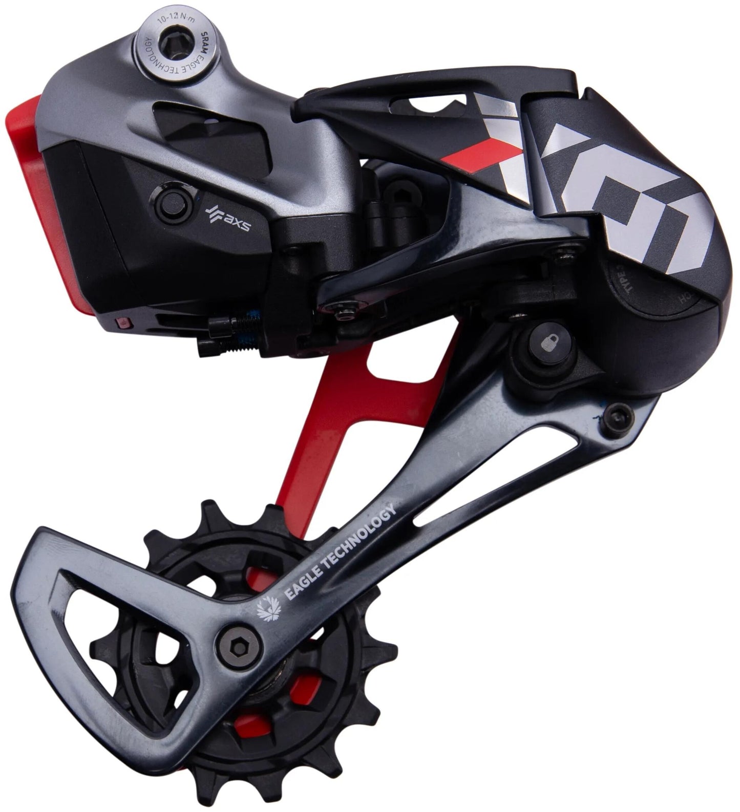 SRAM HINTERSAGE. X01 Eagle AXS 52T rot