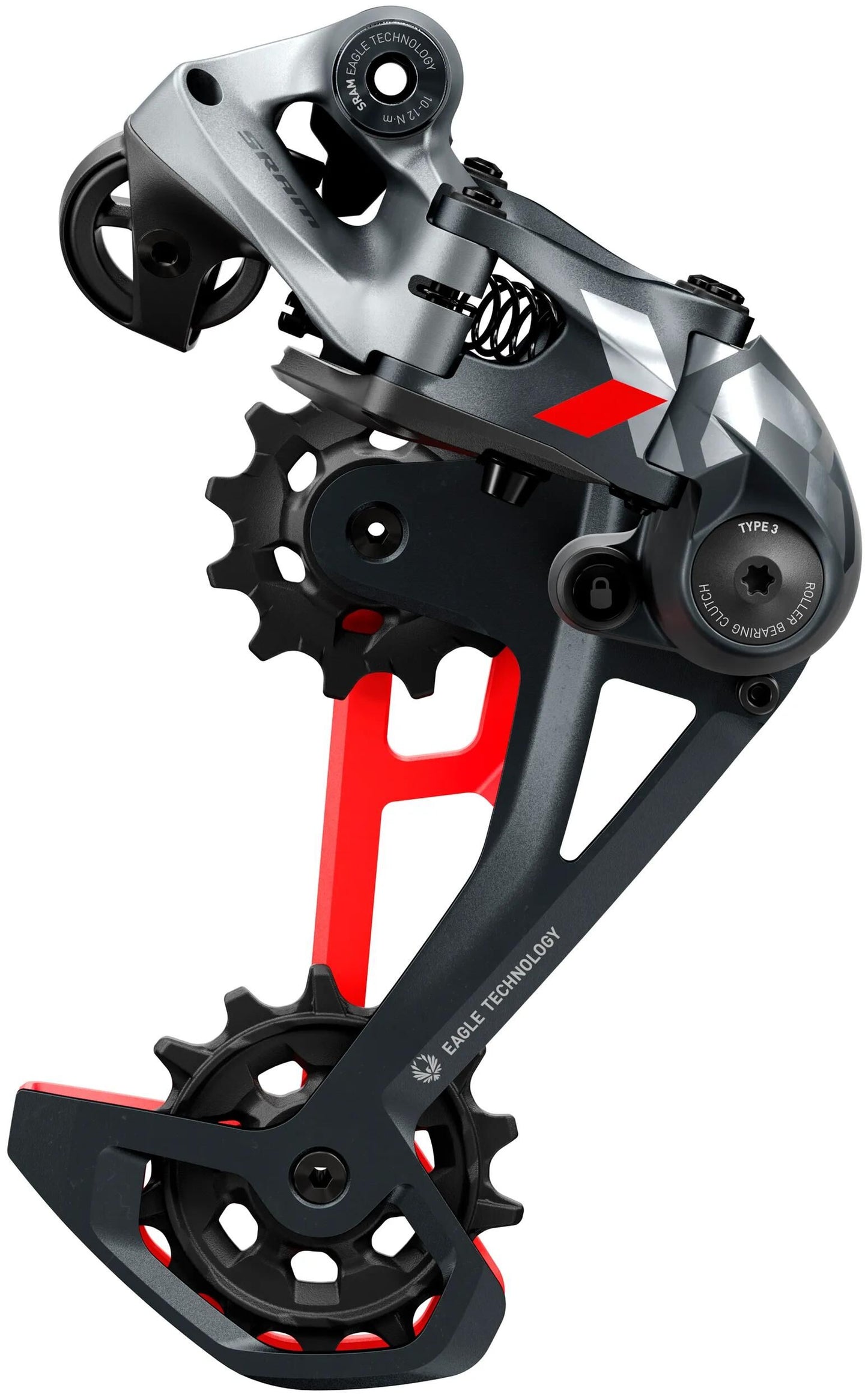 SRAM HINTERSAGE. X01 Eagle 52T rot