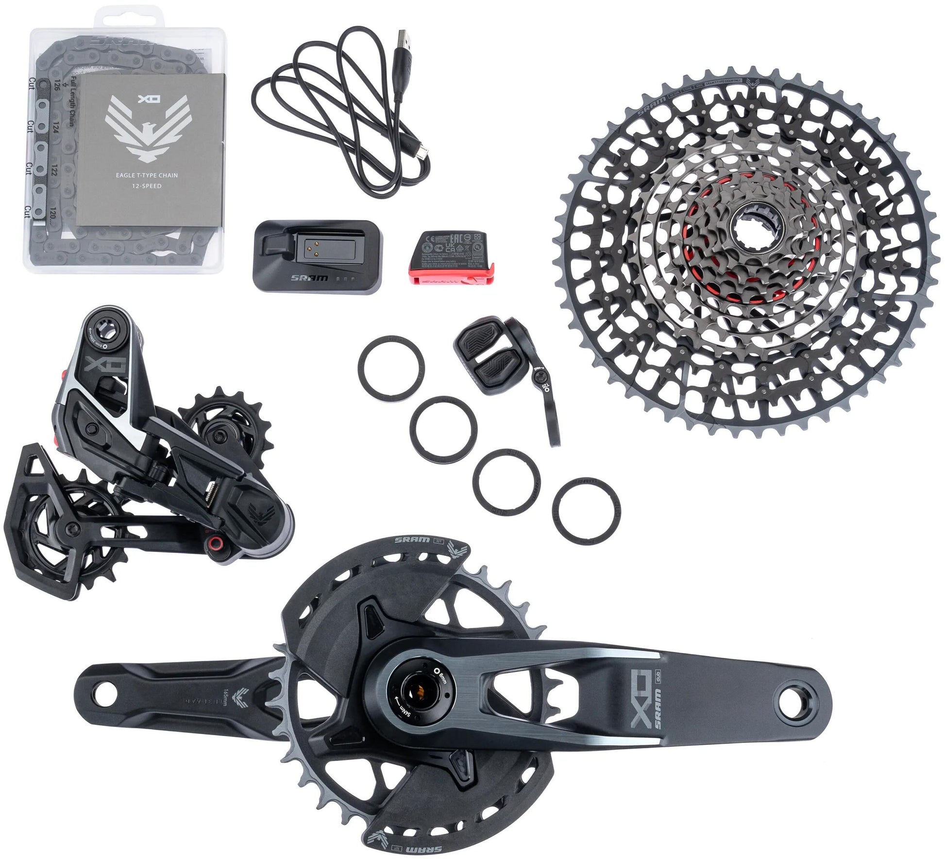 SRAM Shift.Group X0 Eagle AXS Transm.175mm