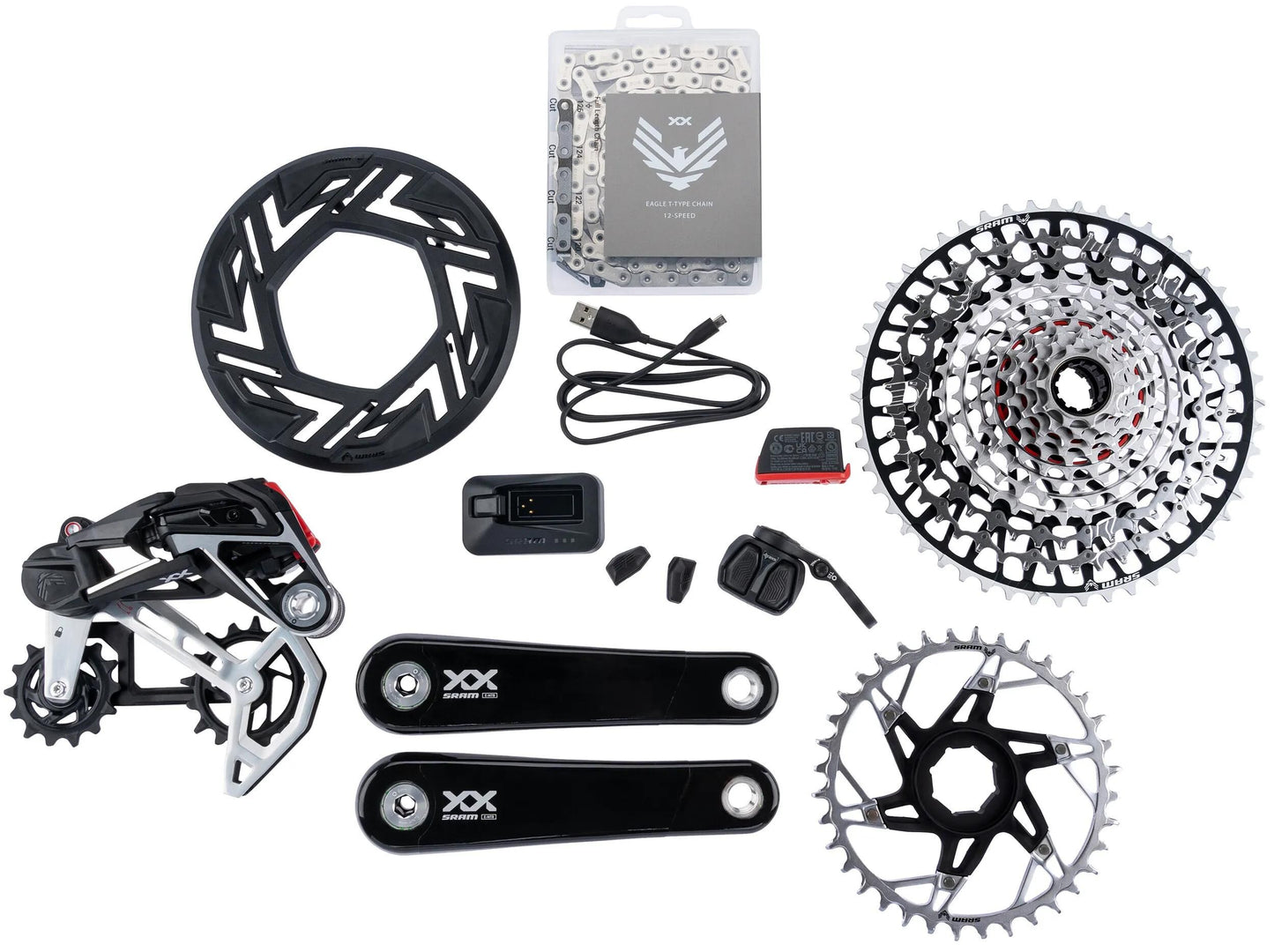 Sram set xx eagle axs tr. E-Bike 165mm 36T