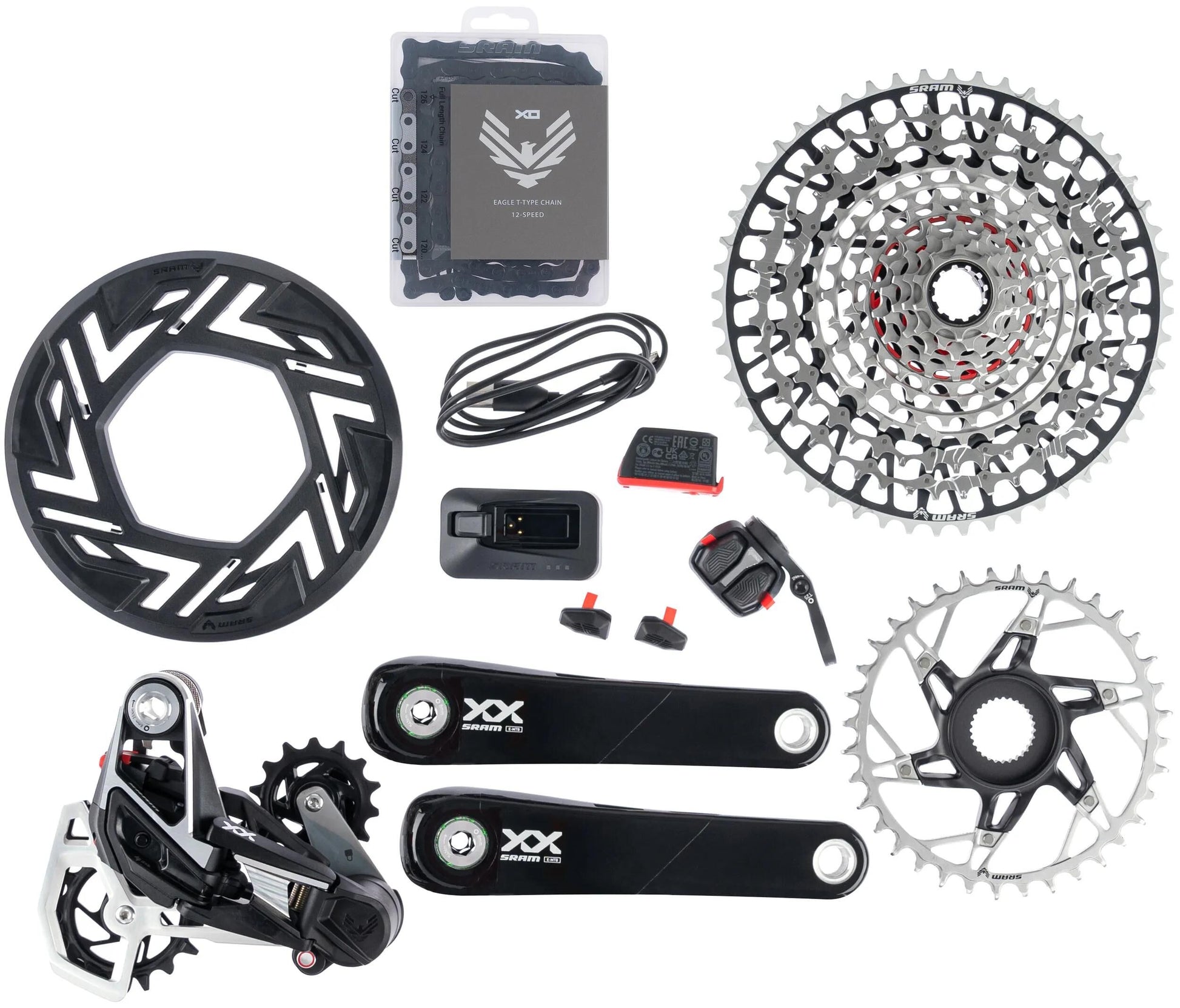 Sram set xx eagle axs tr. E-Bike 165mm 36T
