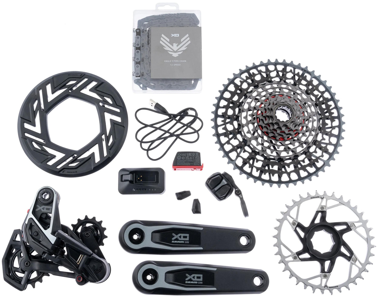 SRAM SET X0 EAGLE AXS TR. E-Bike 160 mm 36T