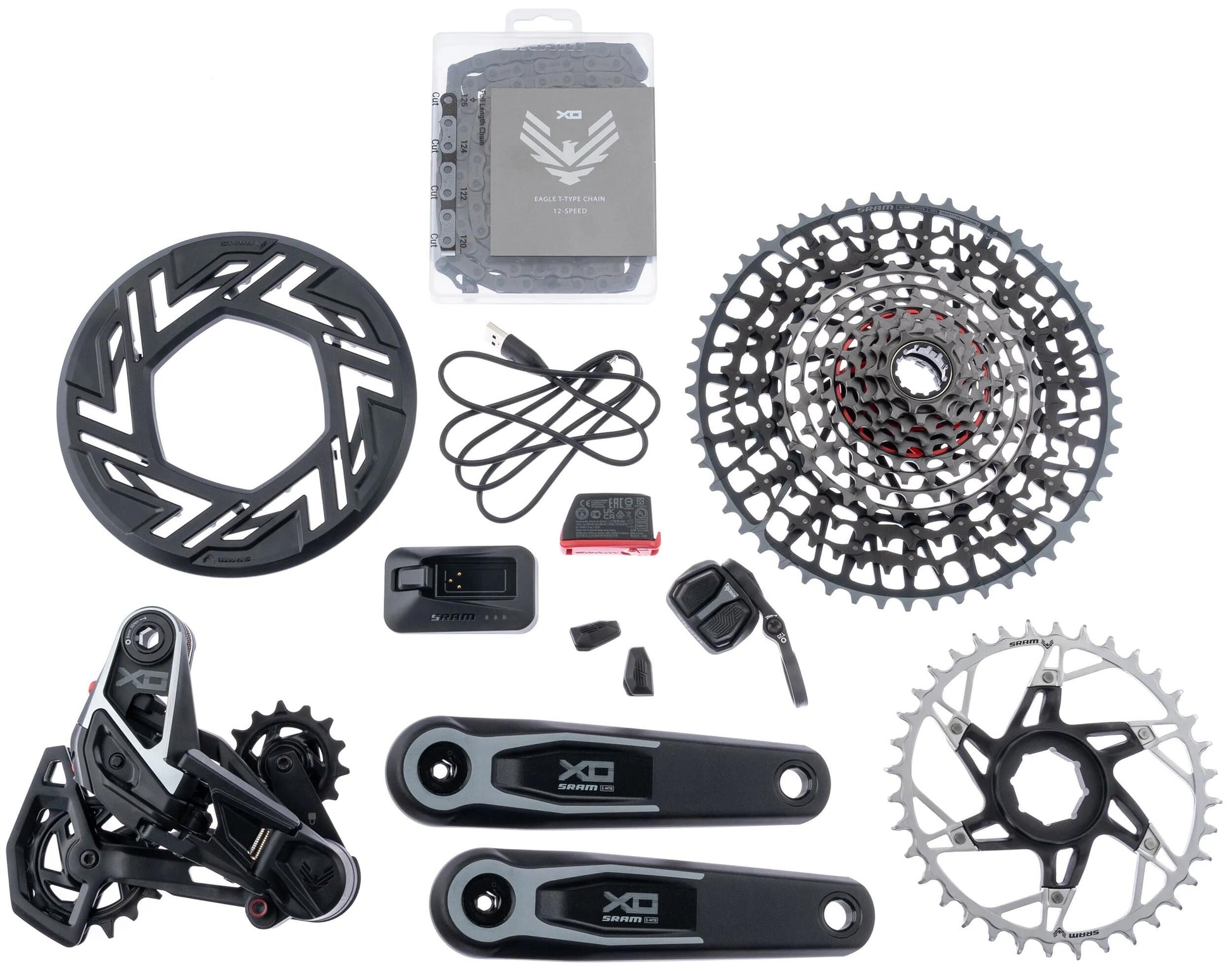 SRAM SET X0 EAGLE AXS TR. E-Bike 160 mm 36T