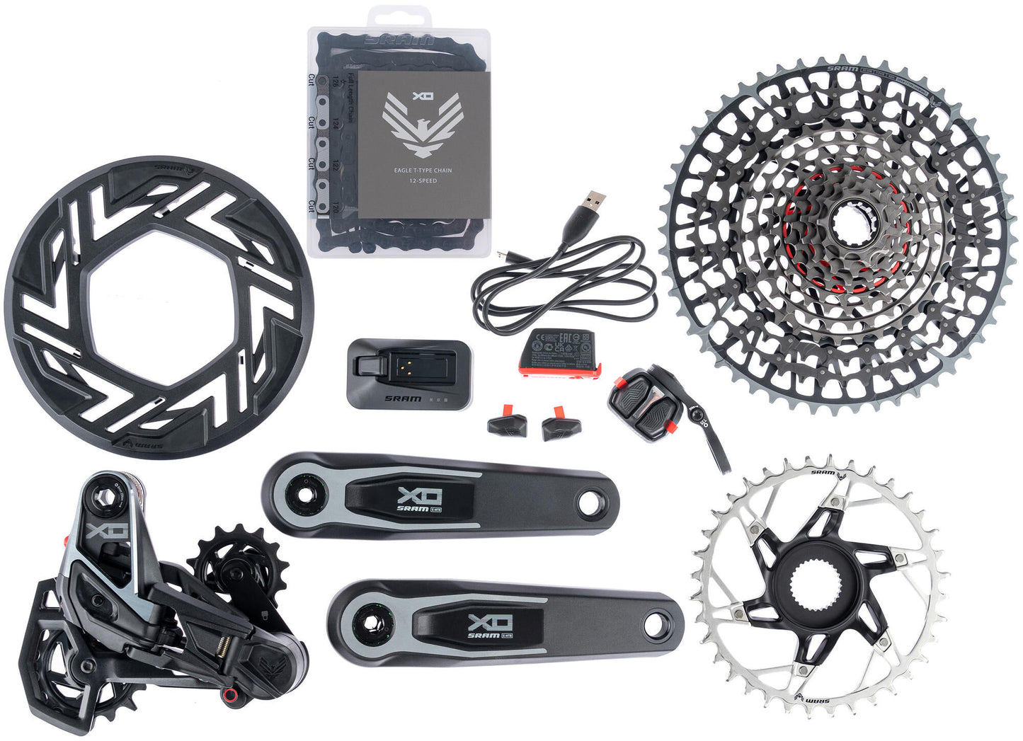 SRAM SET X0 EAGLE AXS TR. E-Bike 160 mm 36T