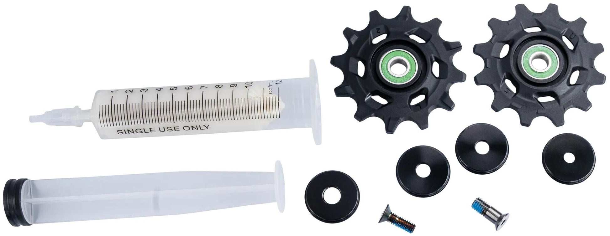 SRAM -Riemenscheibe rot XPLR ETAP AXS eingestellt