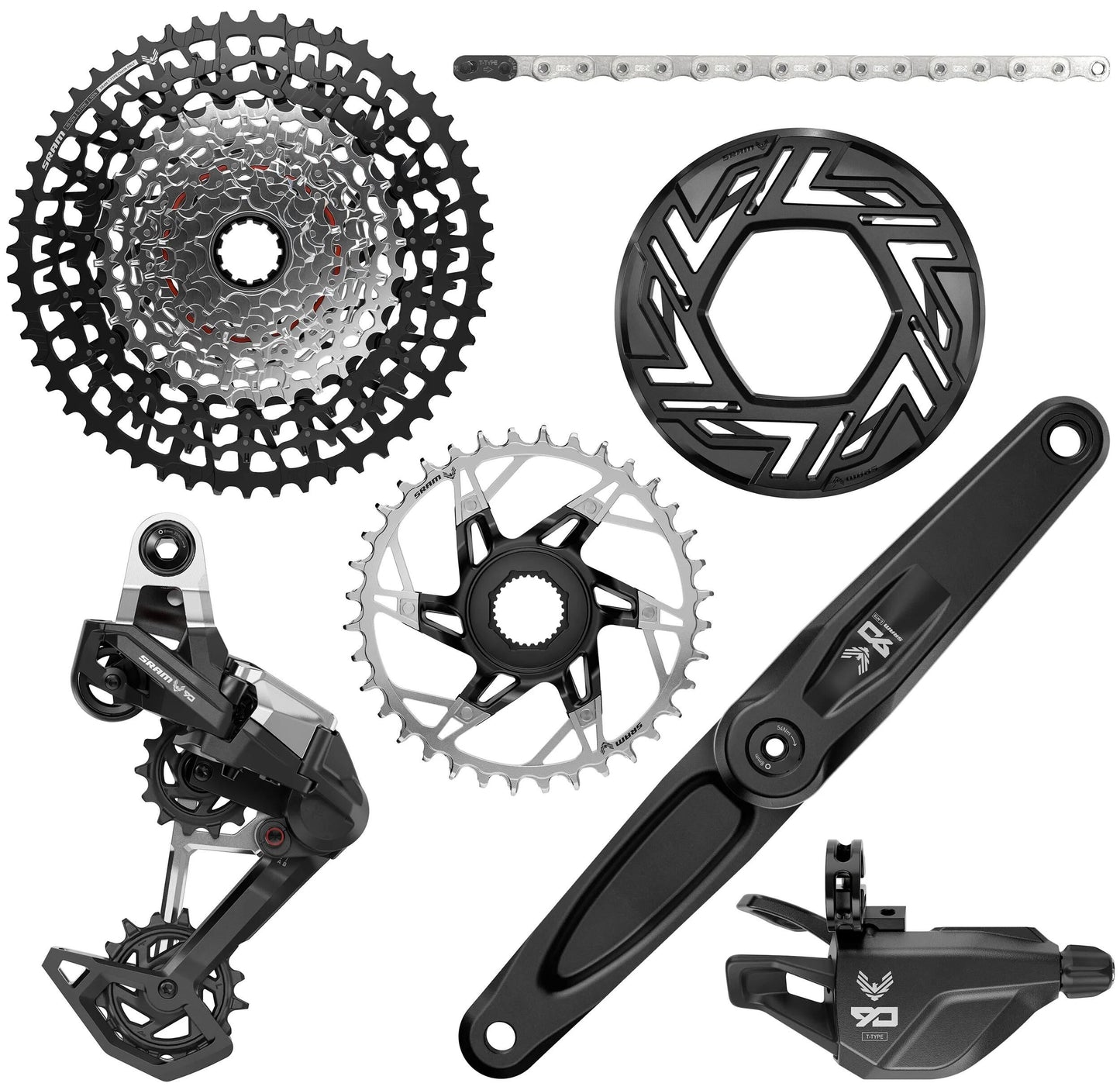SRAM Shifting Group Set T Eagle 90 Bosch 165 mm