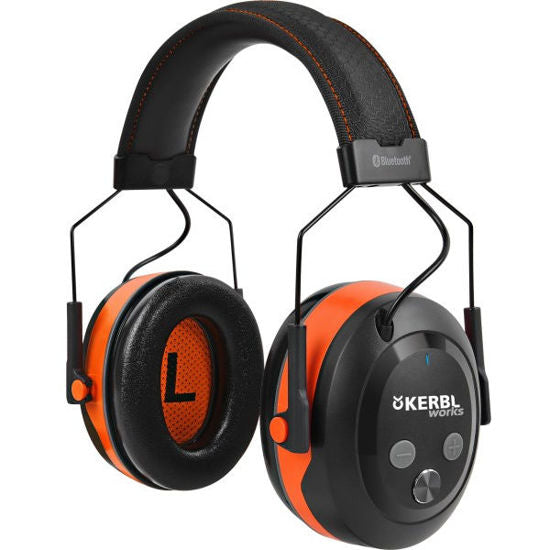 Der Kerbl-Ohrenschützer funktioniert mit Bluetooth