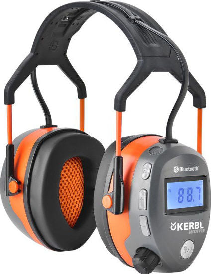 Der Kerbl-Ohrenschützer funktioniert mit Bluetooth